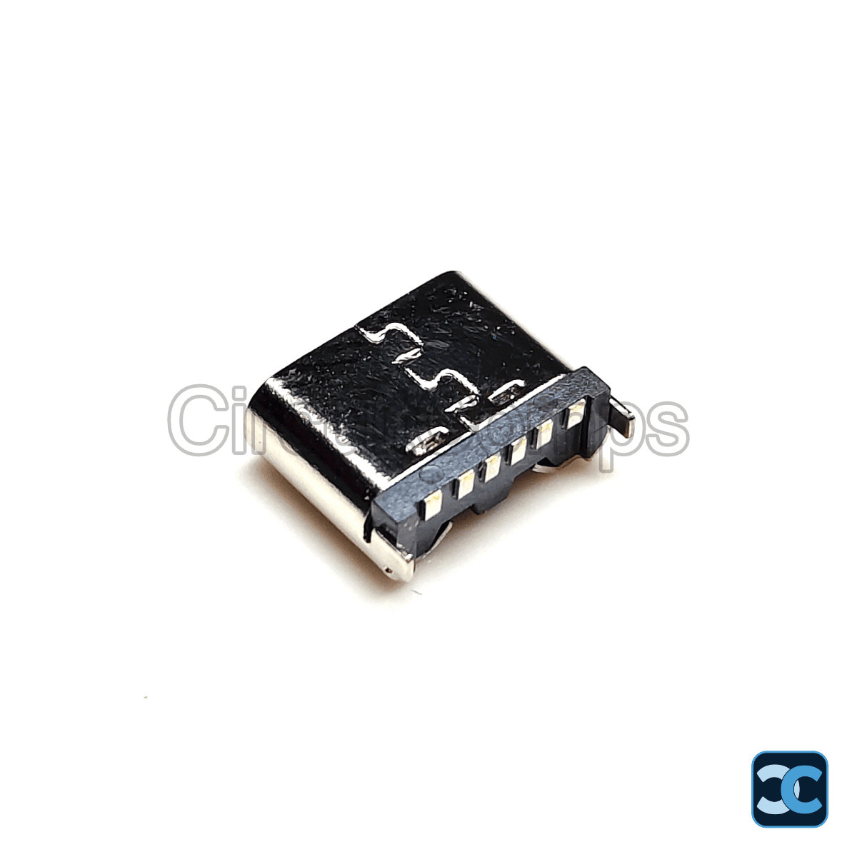 USB Type C Female 6 Pin Vertical SMD Connector