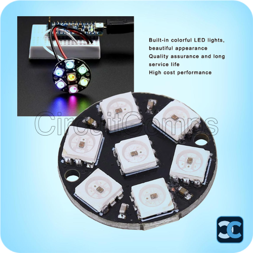 7-Bit WS2812B 5050 RGB LED Full Color Module Board