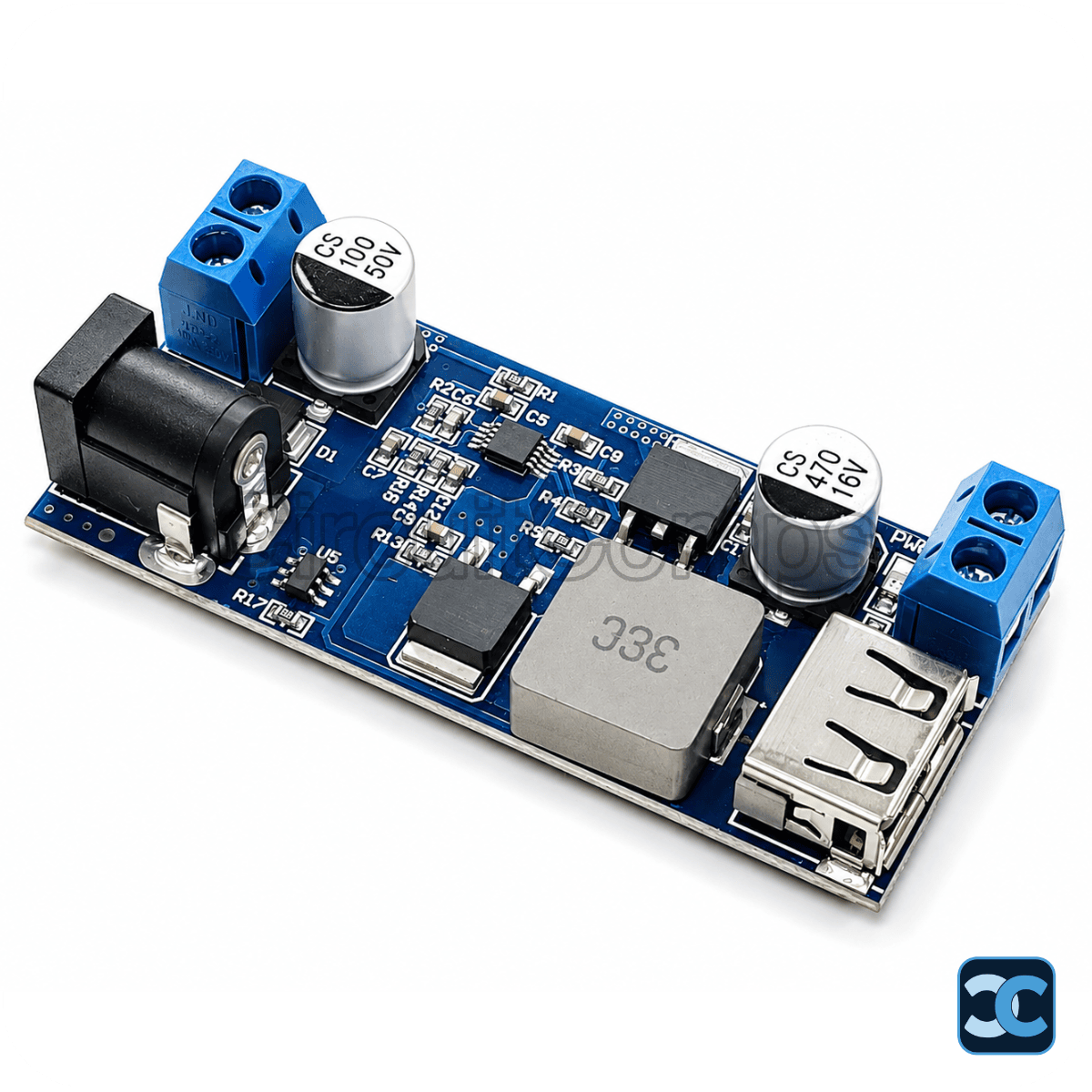 XY-3606 DC-DC Step-Down Buck Converter Module 9-36V to 5V 6A 30W Synchronous