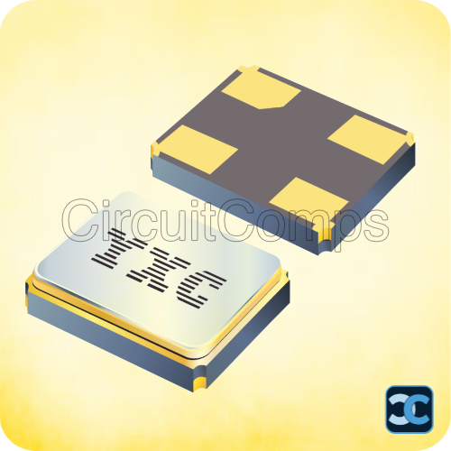 YXC YSX321SL 25MHz Crystal Oscillator | 4-Pin SMD 12pF ±20ppm